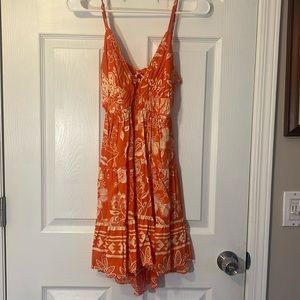 orange sundress